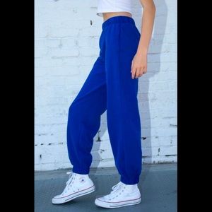 NWOT Brandy Melville Royal Blue Rosa Sweatpants